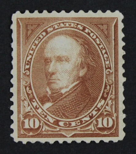CKStamps: US Stamps Collection Scott#282C 10c Webster Unused NG Tiny Thin