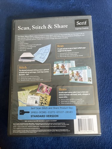 Serif Scan, Stitch & Share Software - Photo 2/4