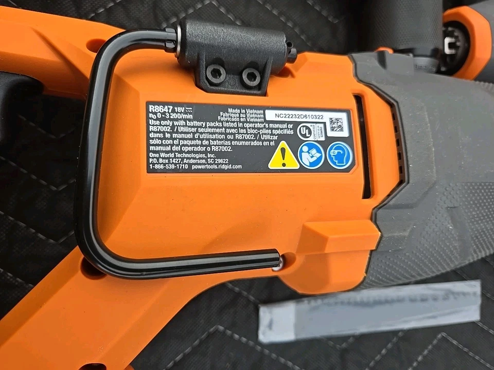 RIDGID R9225 18V Brushless Combo Kit - Image 4 of 4