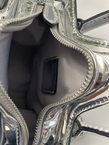 Coach Silver Star Mirror Metallic Crossbody Bag Small Leather CN700 ORGPKG - Picture 9 of 12