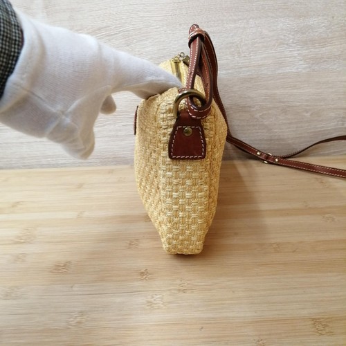 Bolso de hombro número de modelo material yute FELISI - Imagen 2 de 12
