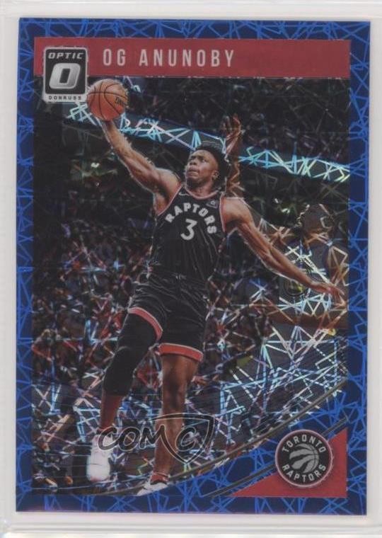2018-19 Panini Donruss Optic Blue Velocity Prizm OG Anunoby #23 zn0