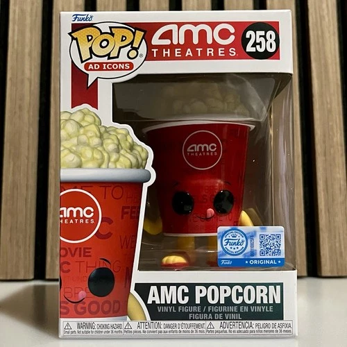 Funko Pop! Ad Icons - AMC Theaters Popcorn Vinyl Figure - AMC Exclusive