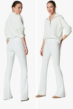 Spanx Women's On-the-Go Kick Flare Ankle Pant 20373R Classic White Large