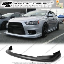 For 08-15 Mitsubishi Lancer Evolution 10 X Vortex Style Front Bumper Lip Spoiler
