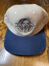 B.A.S.S. Cap/Hat Adjustable BASS ANGLERS SPORTSMAN SOCIETY OFFICIAL MEMBER 
