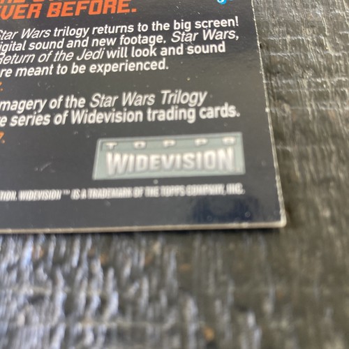 Topps WideVision Star Wars Trilogy Special Edition 2 Karten Kenner Promo Lot H3 - Bild 4 von 7
