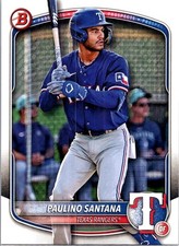 Paulino Santana BP-72 - Base Set - 2025 Topps Bowman - Texas Rangers
