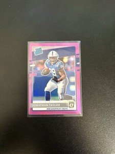 2020 Panini Donruss Optic - Rated Rookies Jonathan Taylor #167 Pink Prizm (RC)