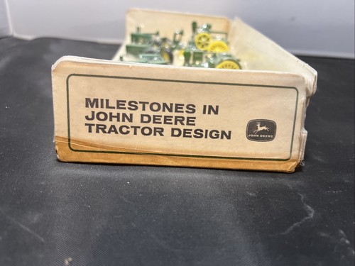 Vintage Ertl John Deere Milestones Set # 560 1/64 with Plastic on box - Picture 3 of 6