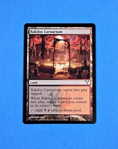 1x Rakdos Carnarium Dissension 2006 DIS Mtg Magic Card Land Mana 178 - Foto 1 di 2