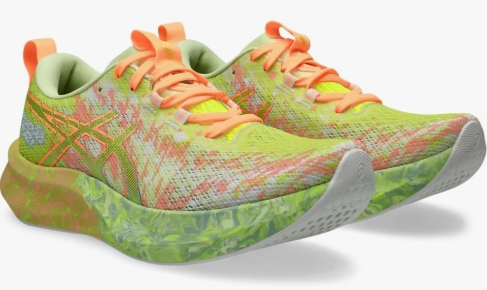 ASICS Women's Noosa TRI 16 Running Shoes, Safety Yellow/Cool Matcha Size 6 - Изображение 3 из 4