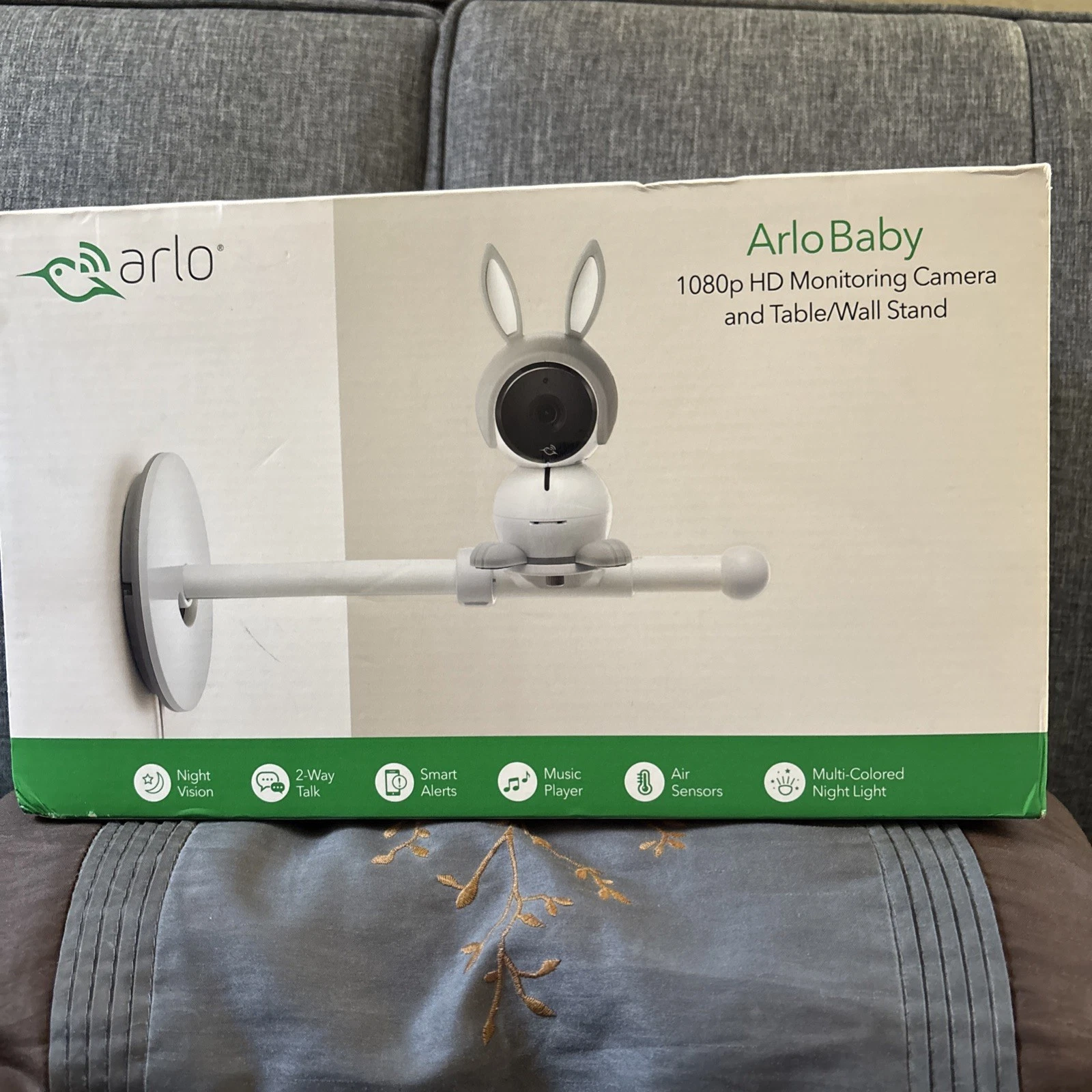 Arlo Baby 1080p HD Baby Monitor Camera And Table/Wall Stand #1265753