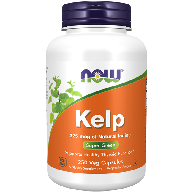 Kelp 325 mcg 250 capsule vegetali Now Foods