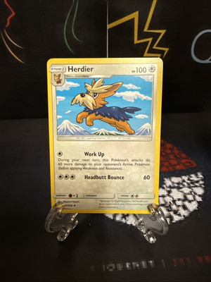 Pokémon TCG Herdier Sun & Moon - Cosmic Eclipse 175/236 Regular Uncommon