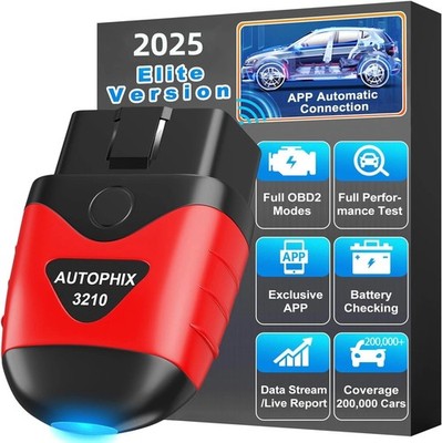 Autophix 3210 OBD2 Bluetooth Auto-Diagnosegerät Fehlercodeleser für iOS Android