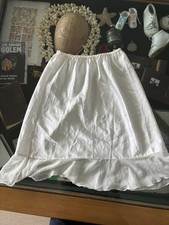 Farr West White Vintage Slip Petticoat Underskirt