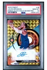 2023 Topps Finest Jalen Brunson Auto-Gold Geometric /50 # JB PSA 10 GEM MT