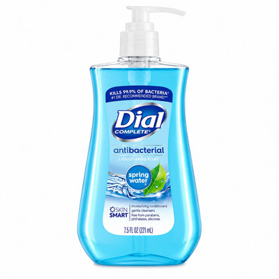 Dial Complete Antibacterial Liquid Hand Soap Spring Water 7.5 FL OZ Pump