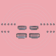Invisible Wire Hair Extension Kit Adjustable Elastic Wire 8 Wires Dark Brown