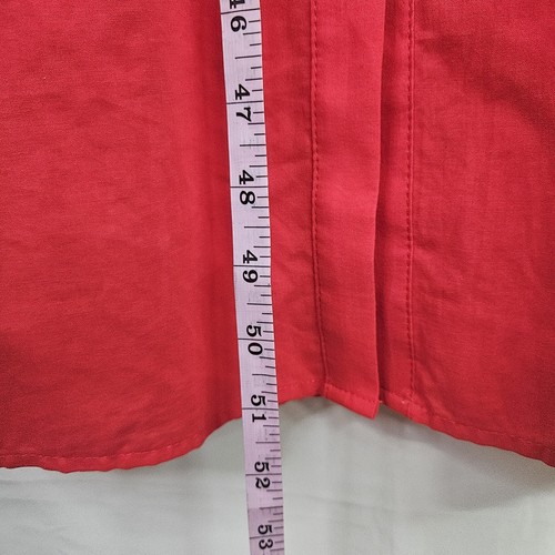 Marielle Almelo Dress Phoebe Red Womens One Size Maxi 1/2 Sleeve Nwt - Picture 13 of 20