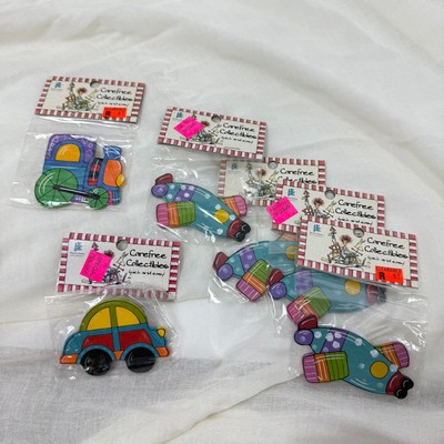 Carefree Collectibles Provo Craft Embellishments Lot of 6 Train Car Planes