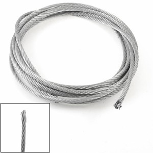 uxcell 0.9mm Dia 10m Length Flexible Stainless Steel Wire Cable for Grinder uxcell 0.9mm Dia 10m Length Flexible Stainless Steel Wire Cable for Grinder
