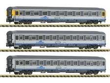 Fleischmann 6260019 - Personenwagen Set Cisalpino CIS Ep.V-VI 3-teilig - Spur N
