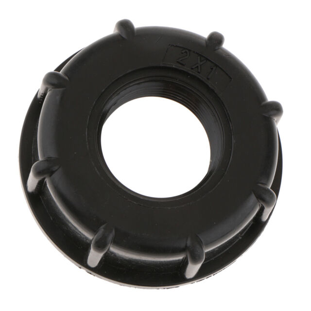 IBC Water Tote Tank Adapter Hose Cap for 60mm Thick Thread Outlet 1 inch IBC Water Tote Tank Adapter Hose Cap for 60mm Thick Thread Outlet 1 inch