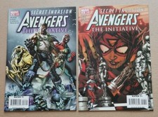 Avengers The Initiative 16, 17 Yellow Jacket War Machine 3D Man Secret Invasion