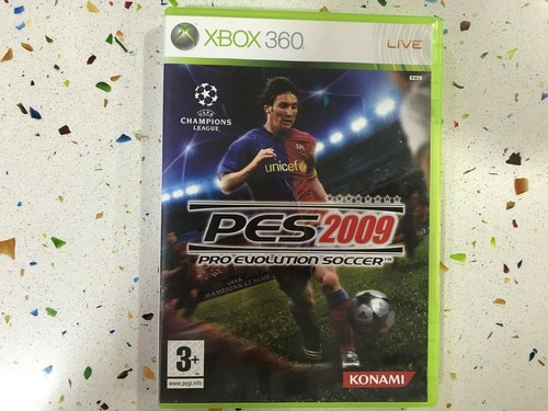 PES2009 XBOX 360 PAL PES 2009 PRO EVOLUTION SOCCER 2009 KONAMI XBOX LIVE LFP - Foto 1 di 3
