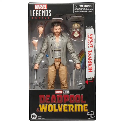 Figurines DEADPOOL & WOLVERINE Logan Marvel Legends Hasbro Jouets officiels - Imagen 17 de 23