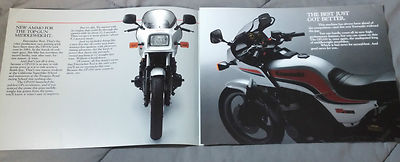 1984 NOS KAWASAKI GPZ 500 ZX A1 BROCHURE SPEC SHEET VINTAGE RARE