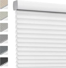Cordless Cellular Shades Light Filtering Honeycomb Blinds 22 W 48H