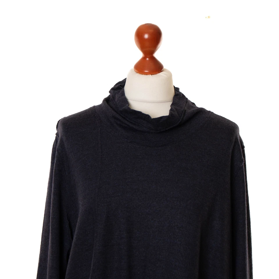Damen OSKA Blau 100% Schurwolle Pullover Größe 3  12828 - Bild 2 von 4