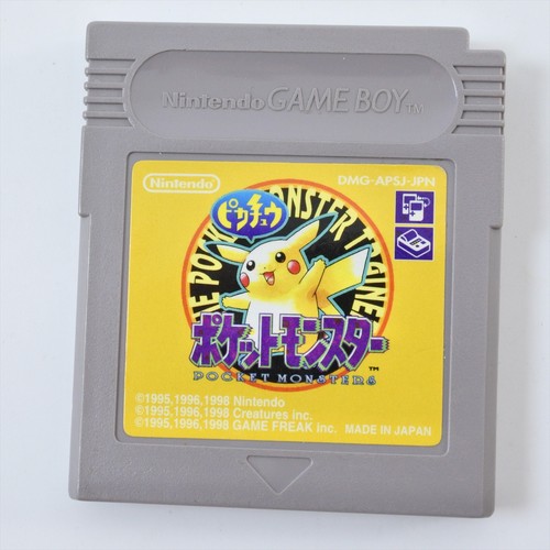 Gameboy POKEMON PIKACHU YELLOW Pocket Monsters Japan Cartridge Nintendo 676 gbc - Picture 1 of 4