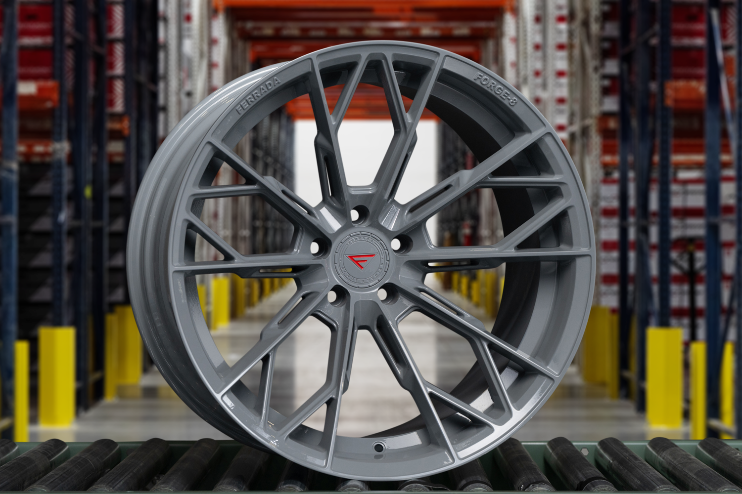 20” FERRADA FR11 STORM GREY WHEELS RIMS FOR FORD MUSTANG ECOBOOST GT ...