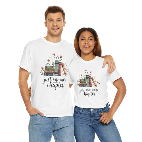 Book T-Shirt | Funny Reading Shirt | Just One More Chapter T-Shirt - Picture 17 of 73