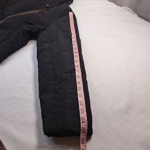 Andrew Marc Women's Puffy Black Jacket Plumes Size L - Picture 11 of 15