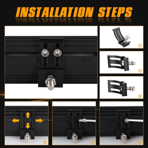 42" Tri-Row LED Light Bar + 4" Pods + Wire Combo Kit for JEEP Wrangler JK Truck - Foto 21 di 24