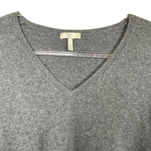 Joie V-neck Cashmere Wool Tunic Long Sleeve Sweater Size S - Picture 2 of 5