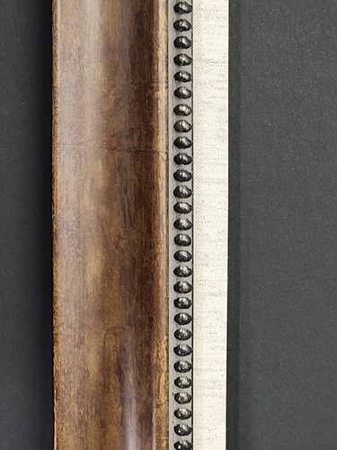 Gesprenkelter antik Bronze Gold Bilderrahmen mit Leinenfutter ~ 9""x12"" ~ Leinwand & mehr - Bild 2 von 13