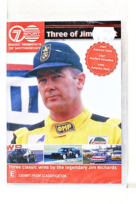 Magic Moments of Motorsport-Three of Jim's Best-Region 4- New Sealed