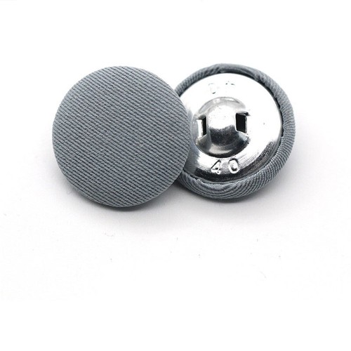 10Pcs Round Metal Shank Buttons Fabric Cloth Covered DIY Sewing Clothes 11-25mm - Picture 19 of 29