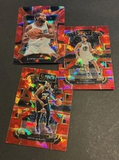 2023-24 Panini Select Basketball Red Cracked Ice You PICK BX019