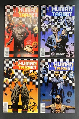 Target 1999 Collection Human Target (1999) #'s 1 2 3 4 Complete VF+ (8.5) Lot Tim Bradstreet ...