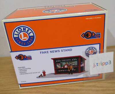 Lionel 2029240 Fake News Trump Stand O Gauge Train Accessory Plug Expand Play
