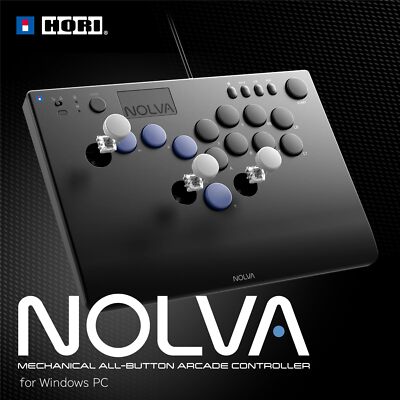 はなたんHORI NOLVA for WindowsPC Hori Nolva Mechanical All-Button Arcade Leverless Controller