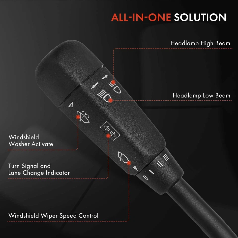 Interruptor de señal de giro para Mercedes-Benz C220 1995-1996 C230 1997 C280 C36 AMG W202 Foto 3 de 4