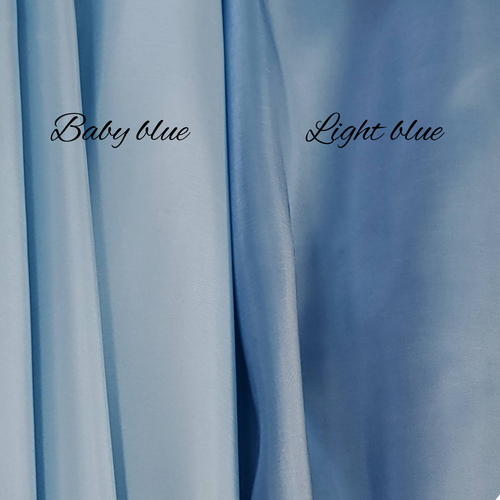 Taffeta by the yard 59" wide for dress or wedding decoration, many colors. - Picture 22 of 80